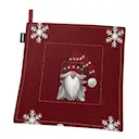 Julian & Co grytlapp tomte röd