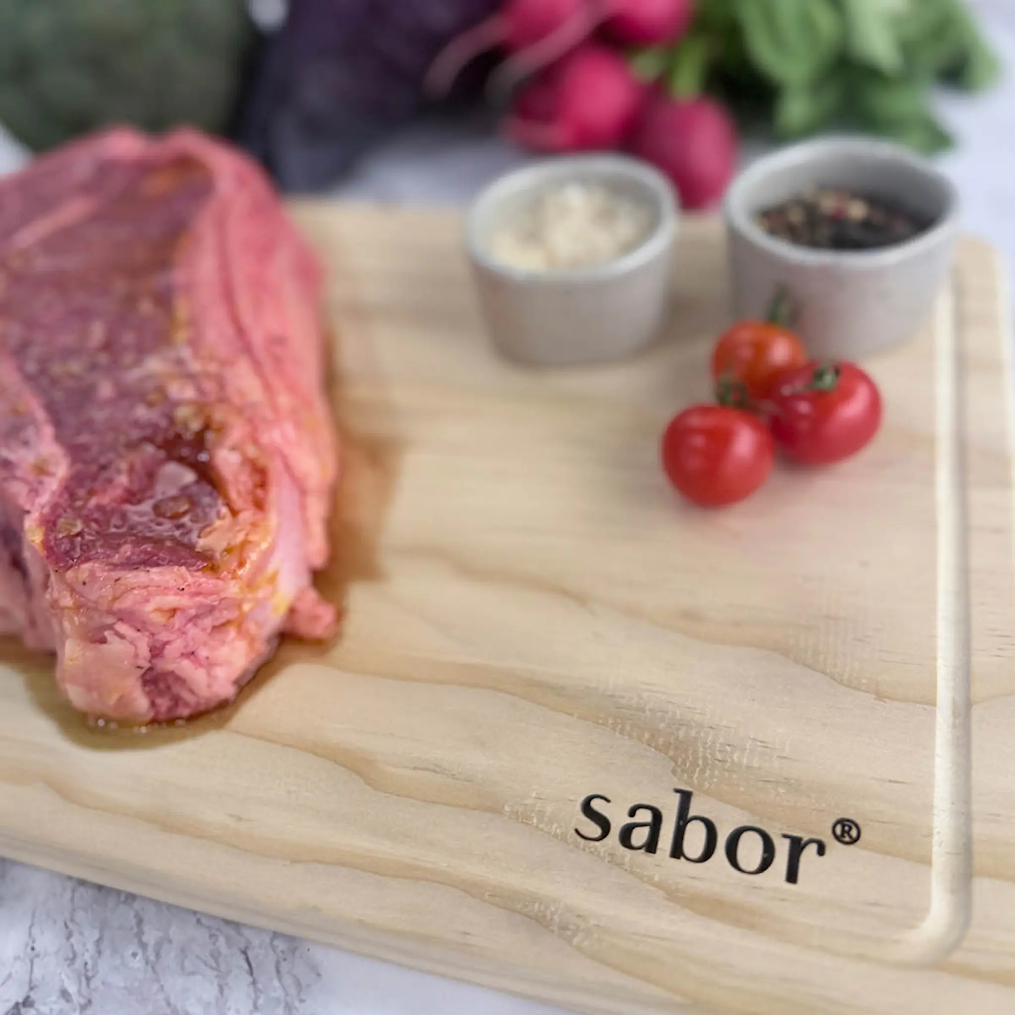 Sabor Trevig Leikkuulauta 45x24,5 cm Accoya