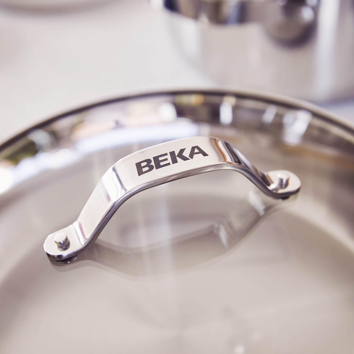 Beka Cicla traktörpanna med lock 3,2 L 24 cm stål