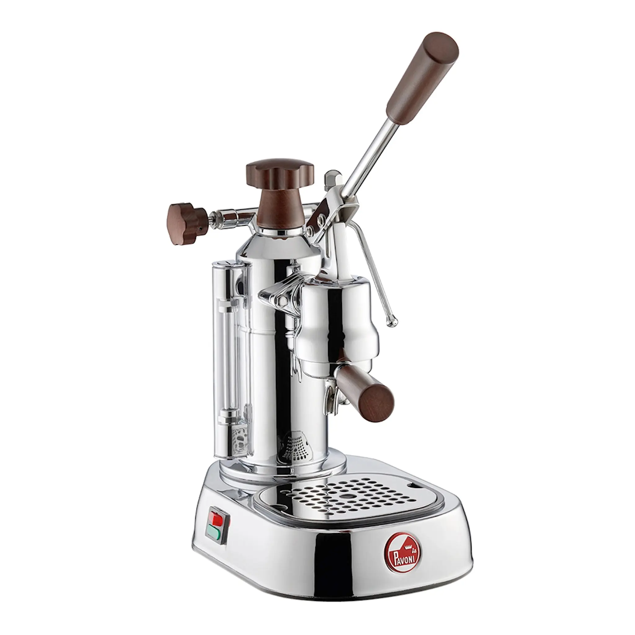 La Pavoni Europiccola Manuell Kaffemaskin med Hävarm Mässing/Brun