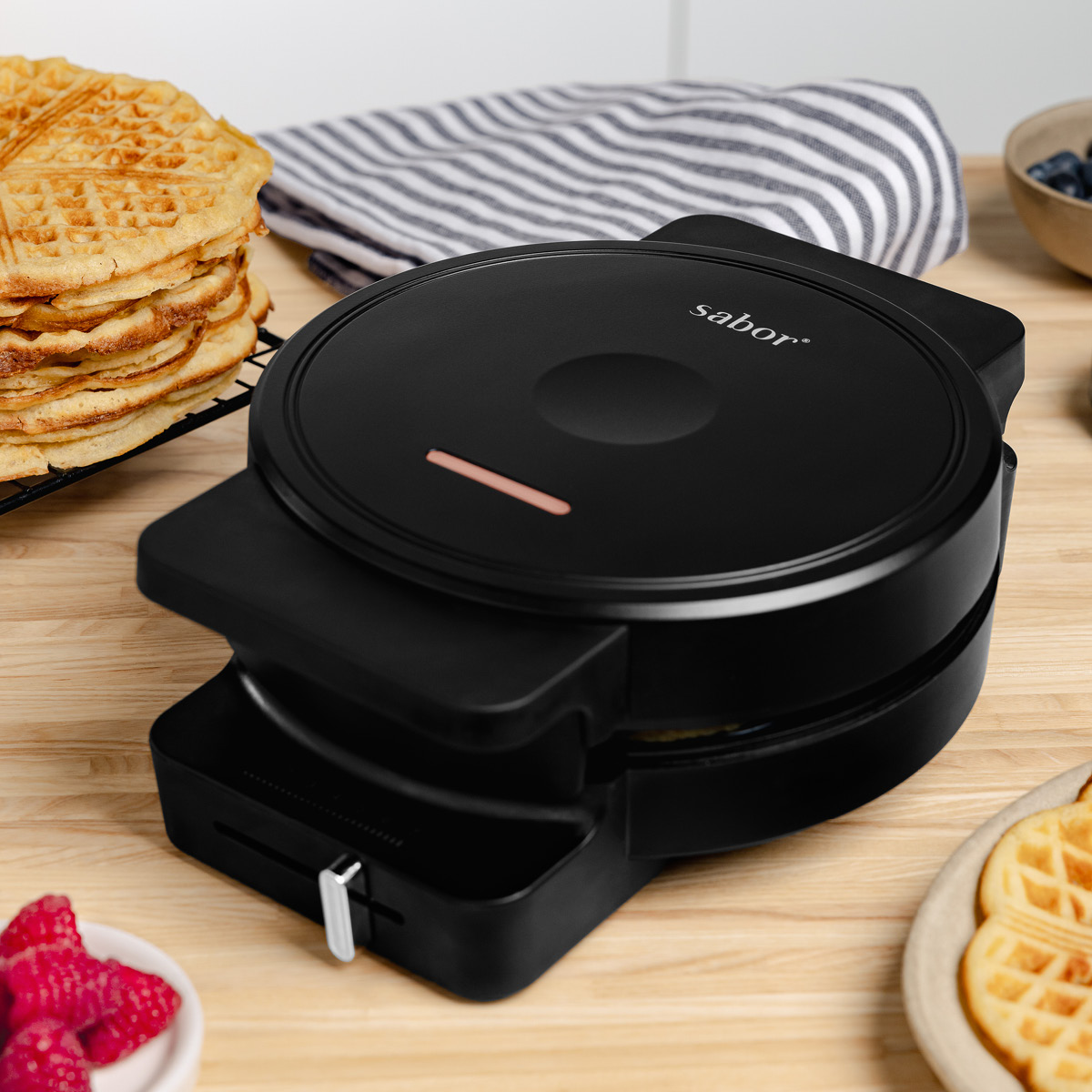 Sabor Ultimate Våffeljärn HAN-3116 Svart