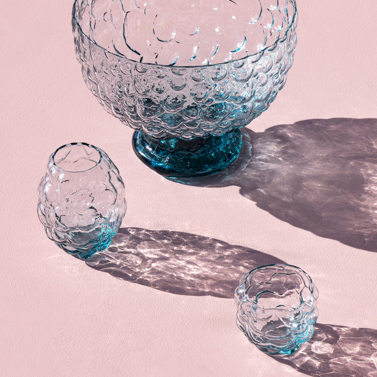 Kosta Boda Moss ljuslykta 7,3 cm cirkulär