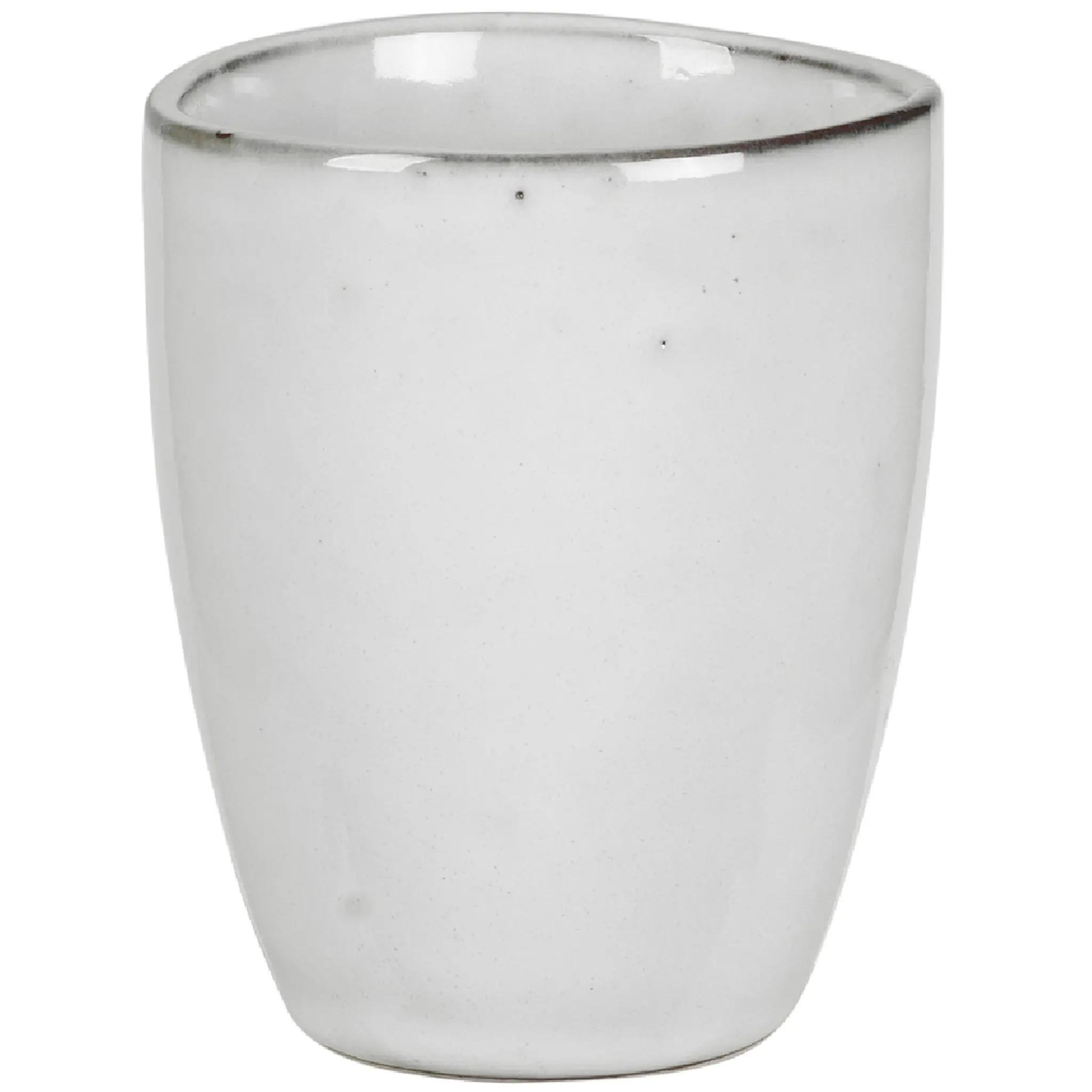 Broste Copenhagen Nordic Sand Mugg utan öra 25 cl Vit