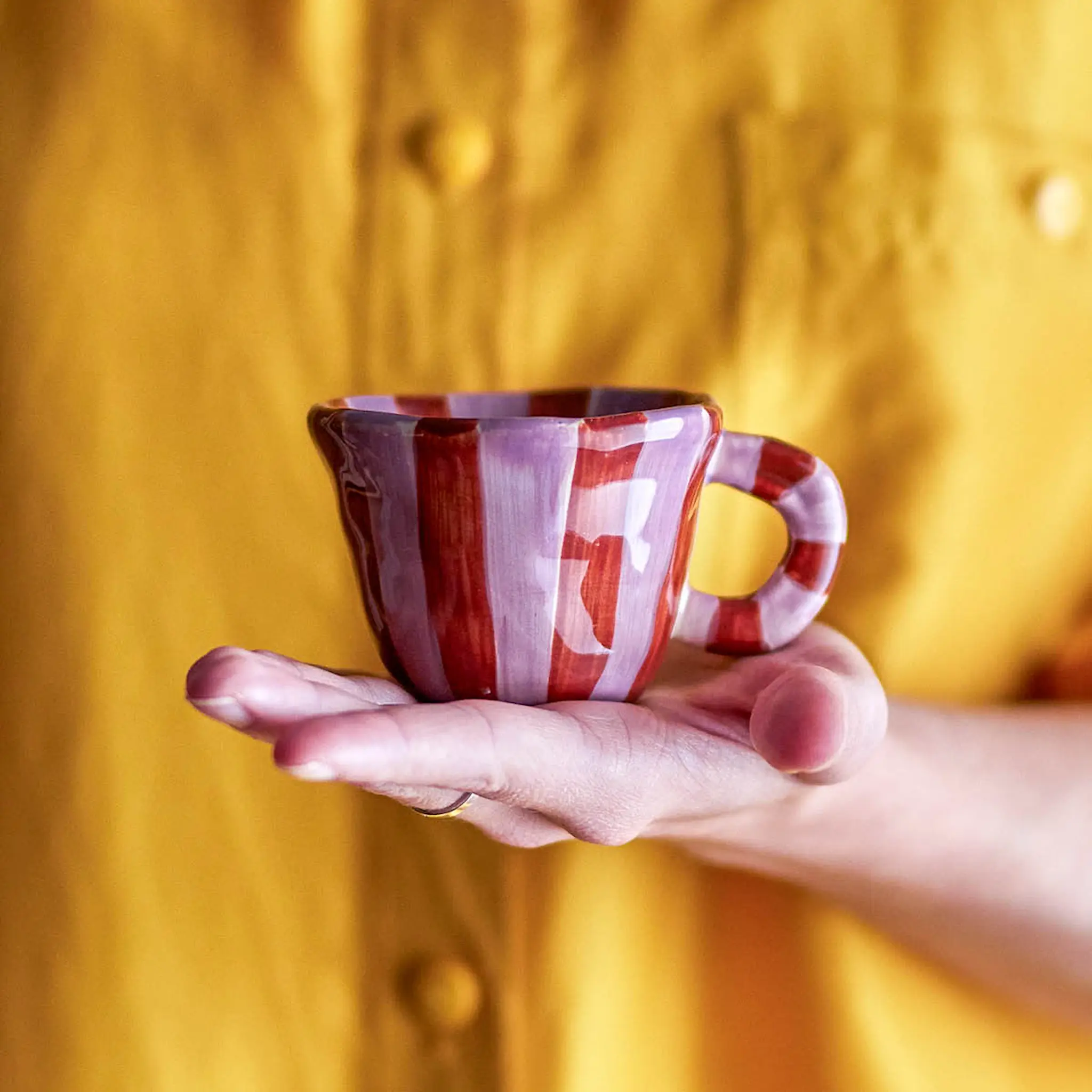 Bloomingville MINI Nini mugg 10 cl rosa/röd