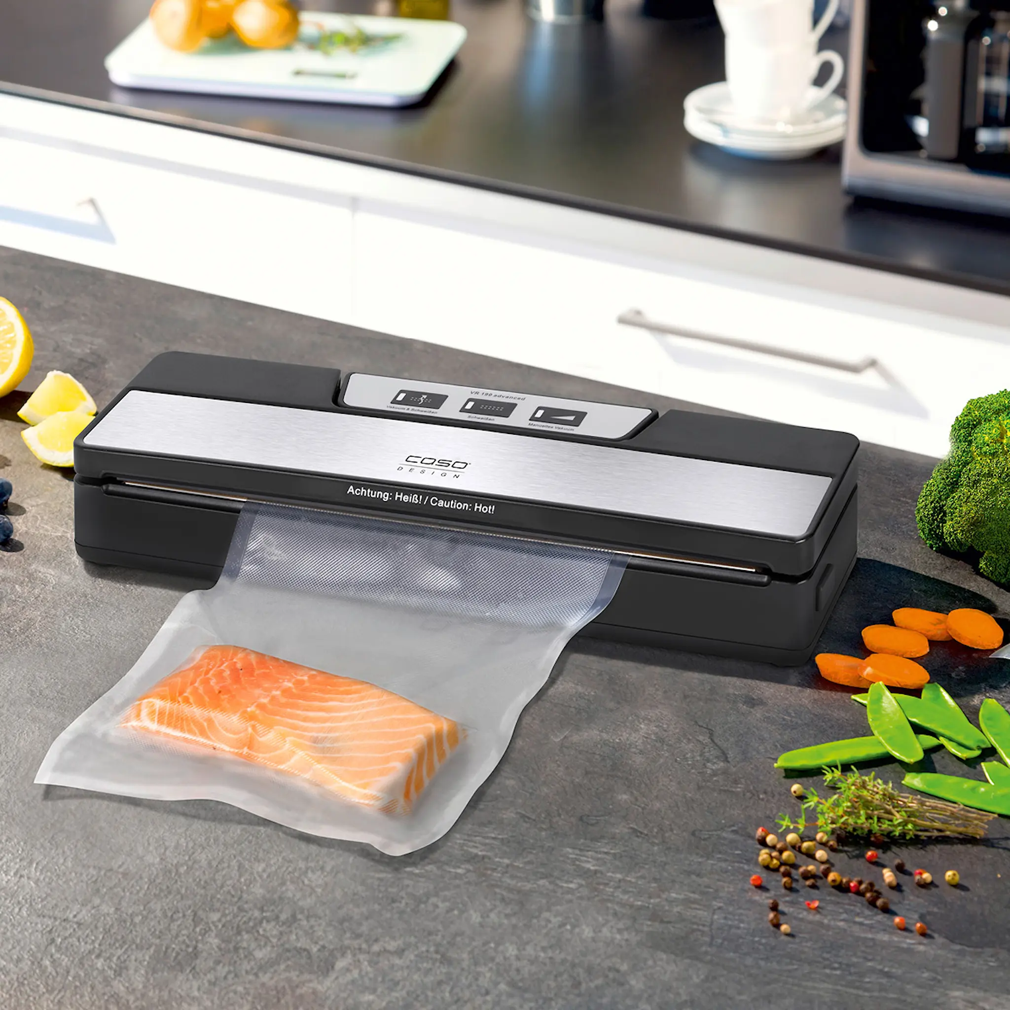 Caso Sous Vide paket med Sous Vide Stav och Vakuummaskin + tillbehör