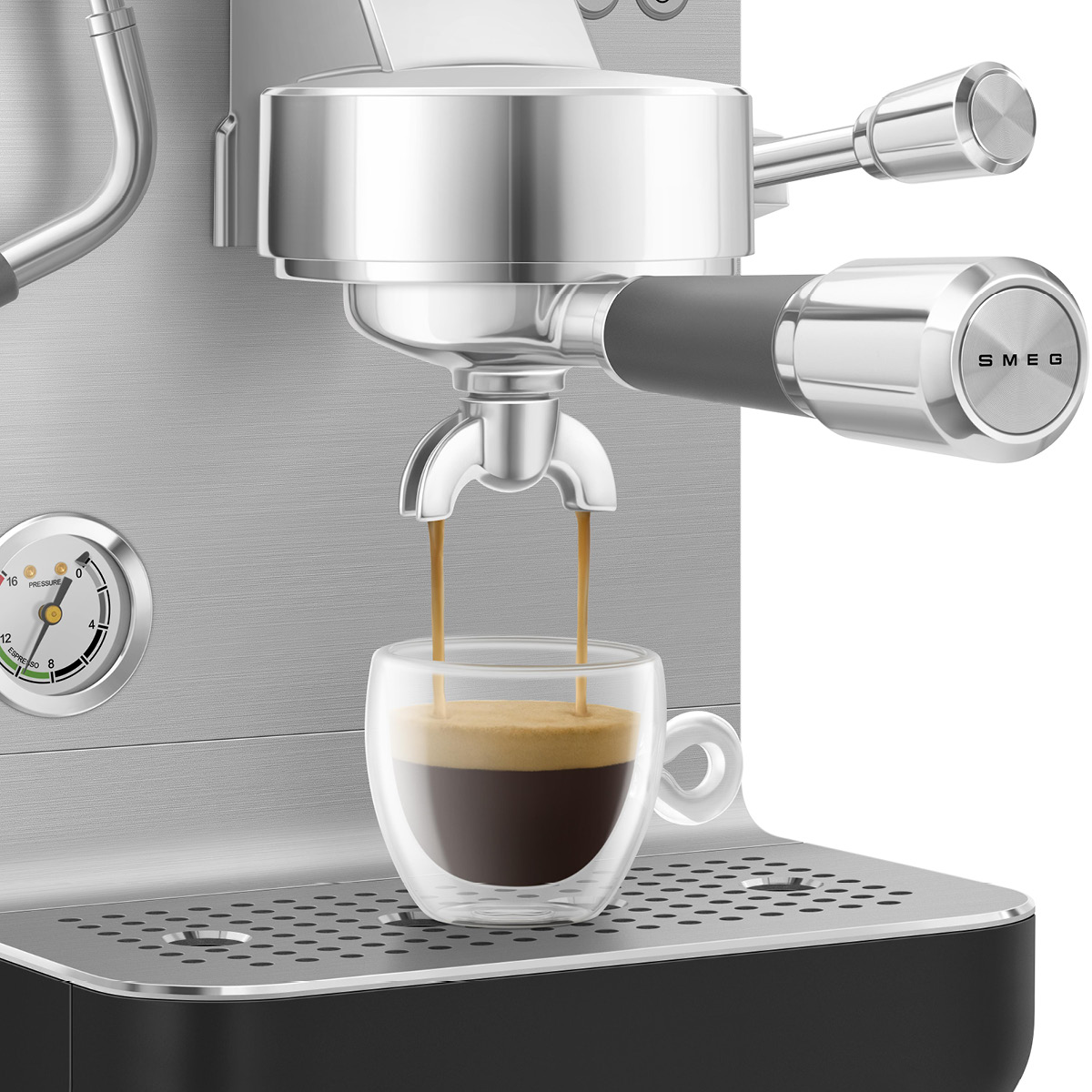 Smeg Minipro espressomaskin EMC02 1,7 L svart