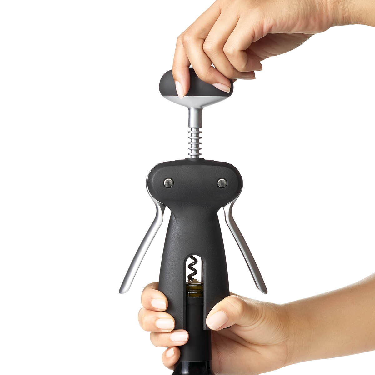 Oxo Steel vinåpner m/vinger svart