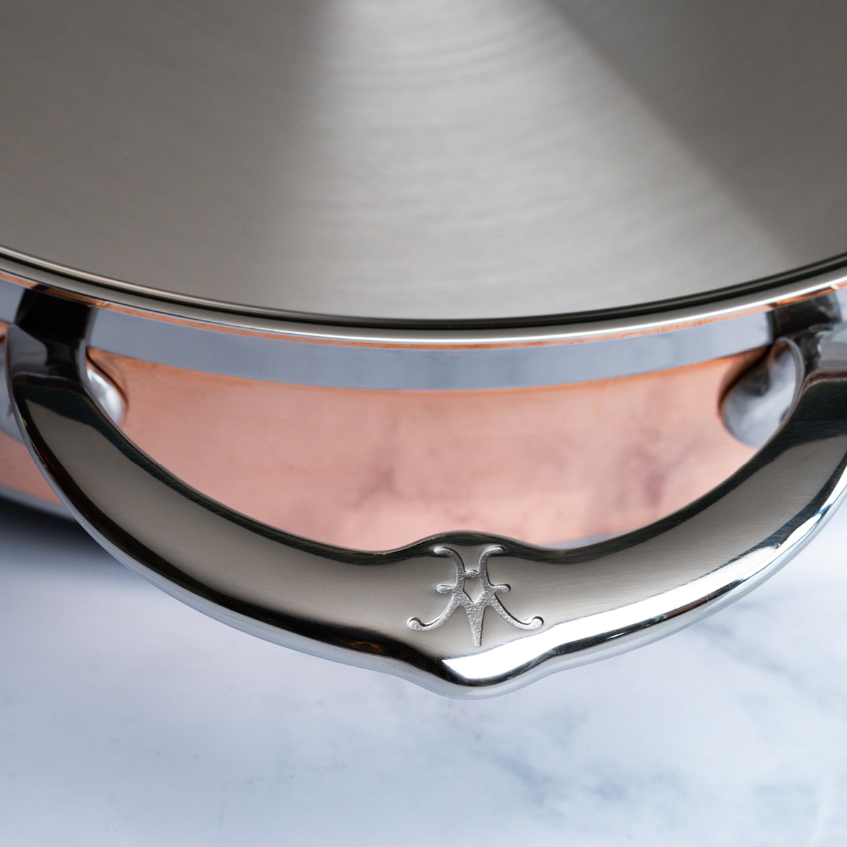 Hestan Copperbond sauteuse med lokk 3,3L kobber