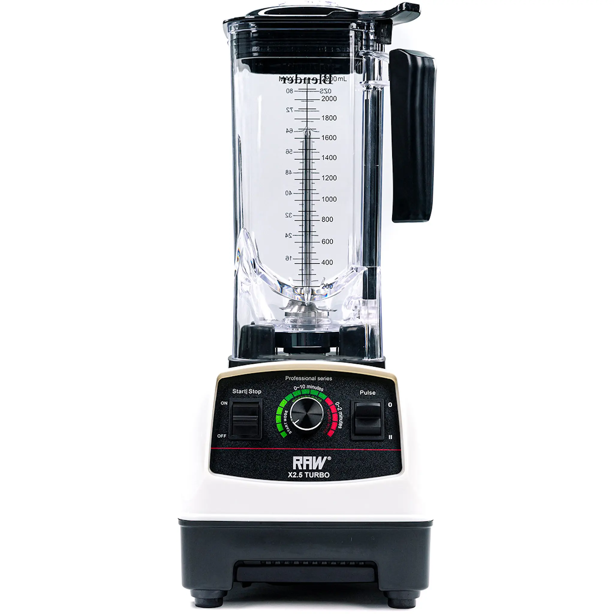 RAW Blender X 2,5 Turbo 2,2 L 1800W Vit