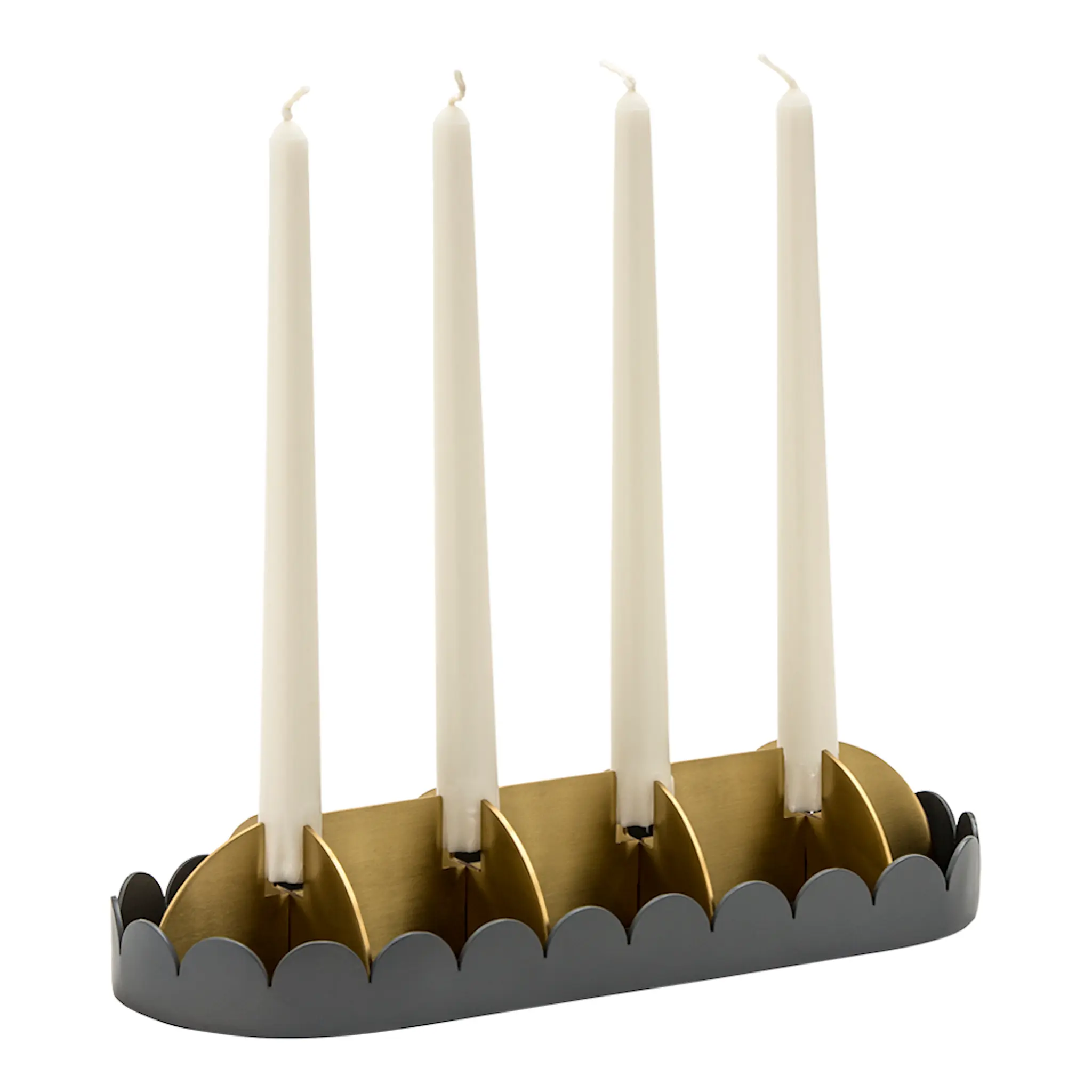 Klong Fira Adventsljusstake 34x15 cm Mässing