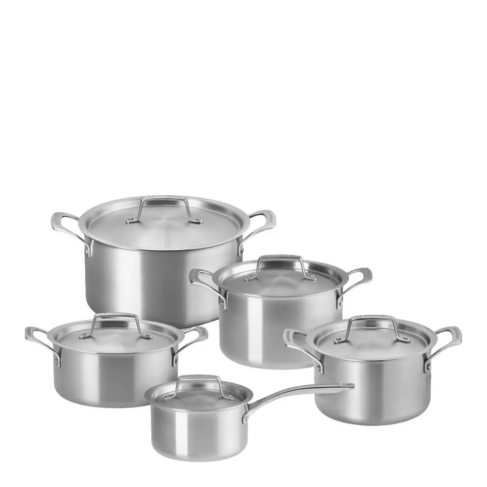 Essential 3-ply Stainless Steel kattilasarja 5 osaa