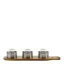 Serveware minigrytset 3 delar 9 cm rostfritt stål