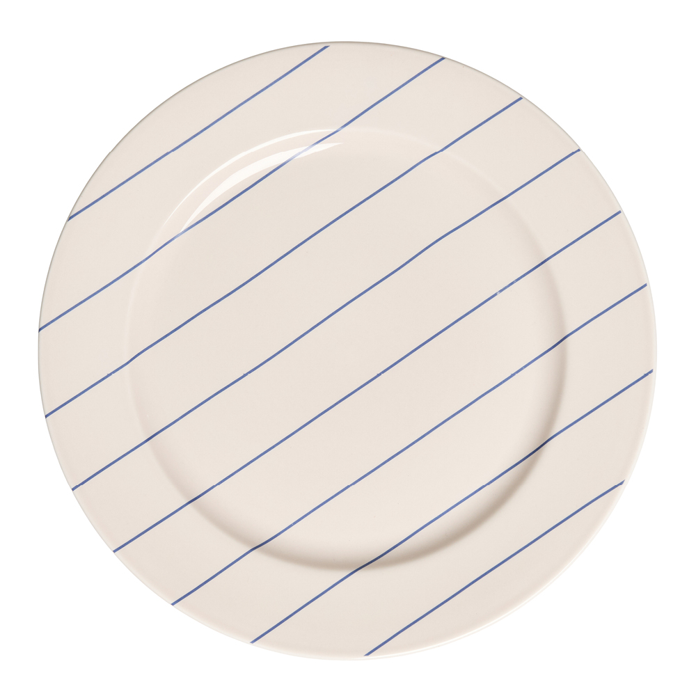 Design Letters - Pyjamas Lautanen 23 cm Beige/Midnight Blue