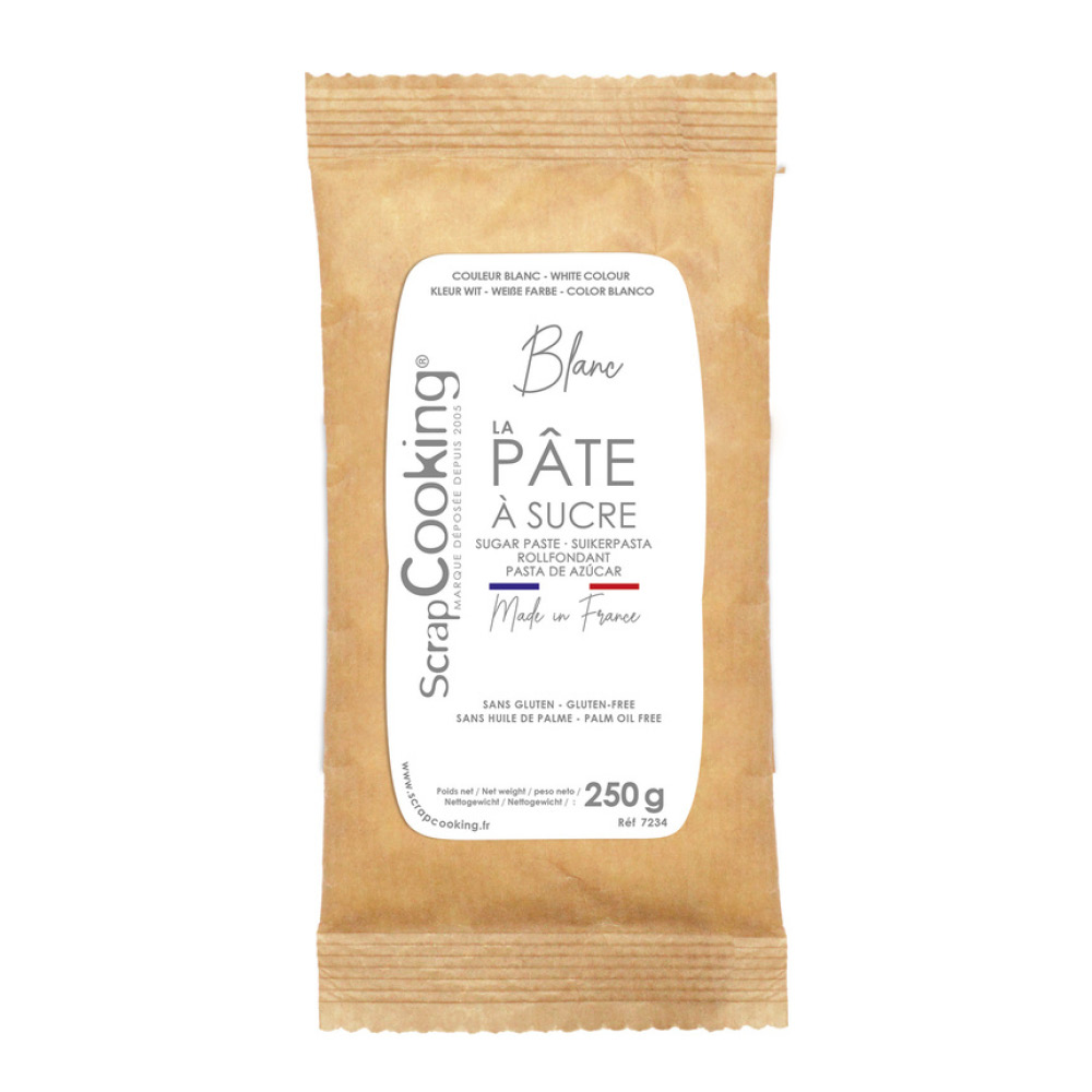 ScrapCooking Sockerpasta 250 g vit