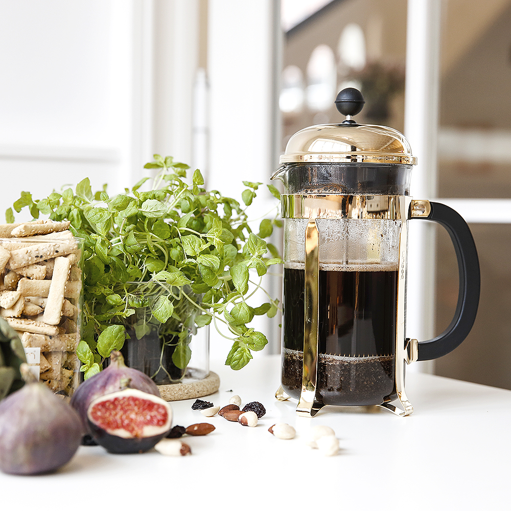 Bodum Chambord presskanne 12 kopper 1,5L gull