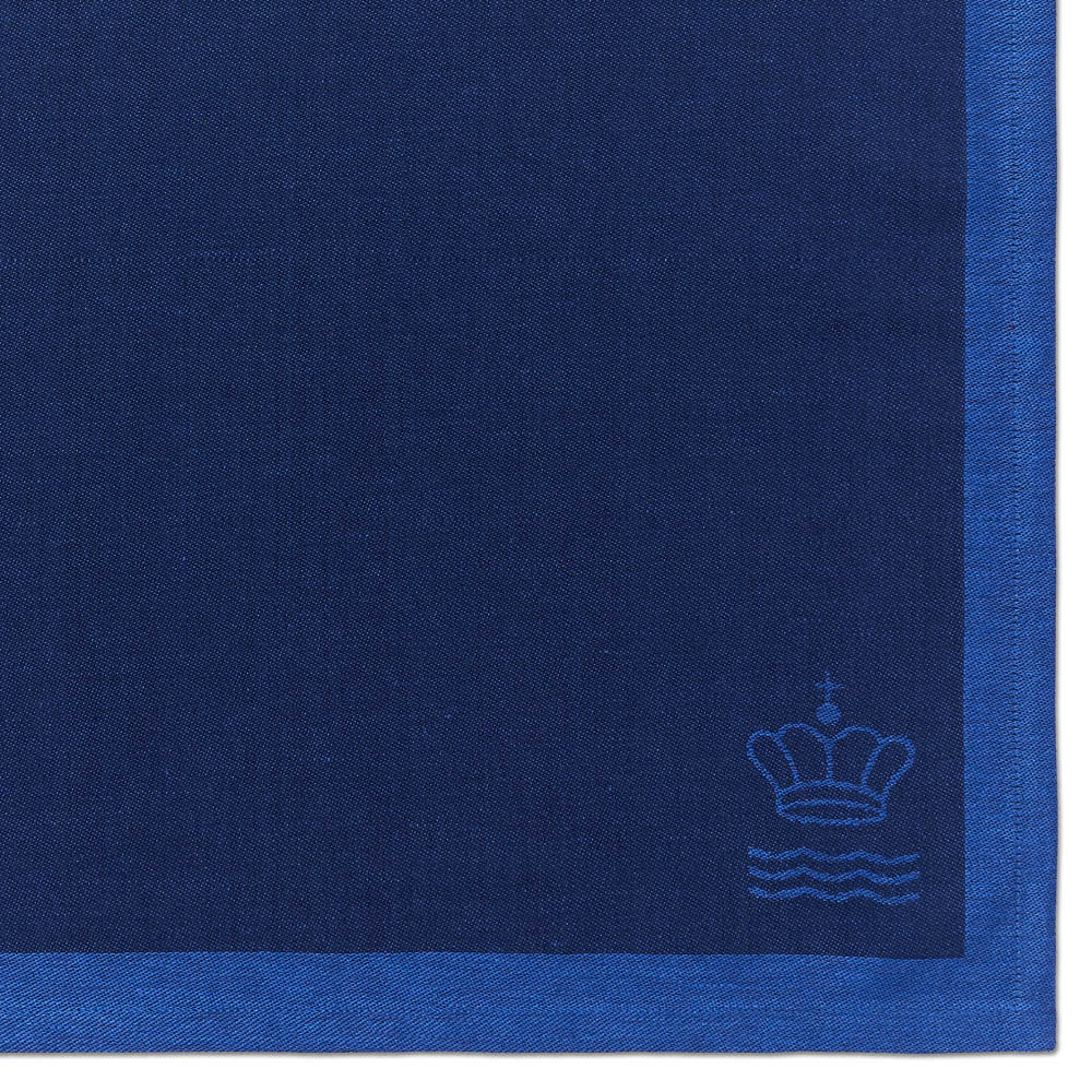 Royal Copenhagen Waves servett 44x44 cm 2-pack blå