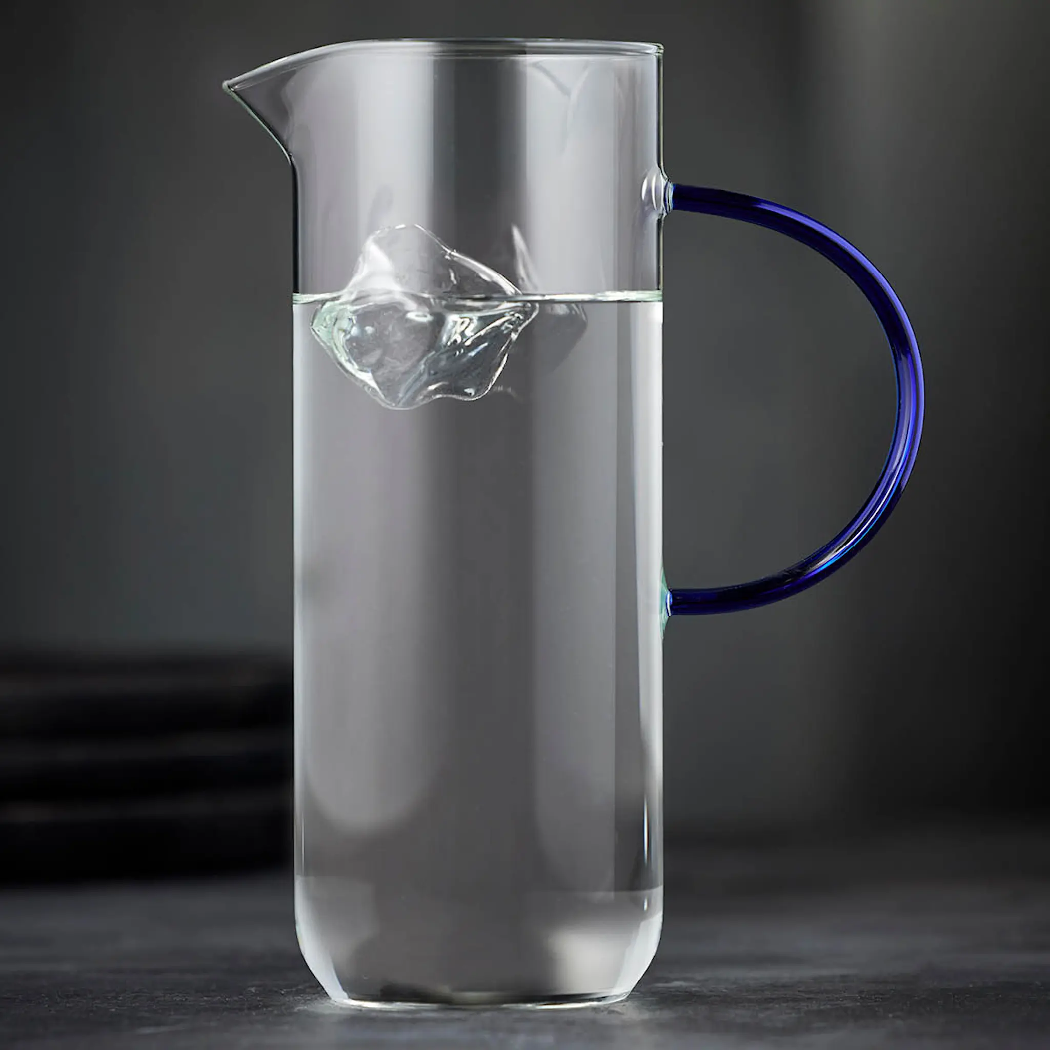 Lyngby Glas Torino Glaskanna 1,1 liter Klar/Blå