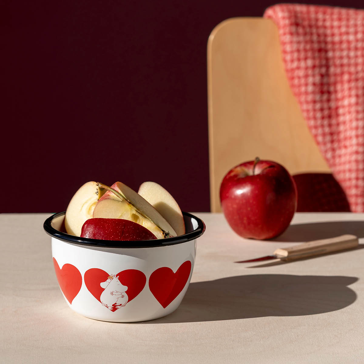 Muurla Muumi Emalikulho Sydän 60 cl