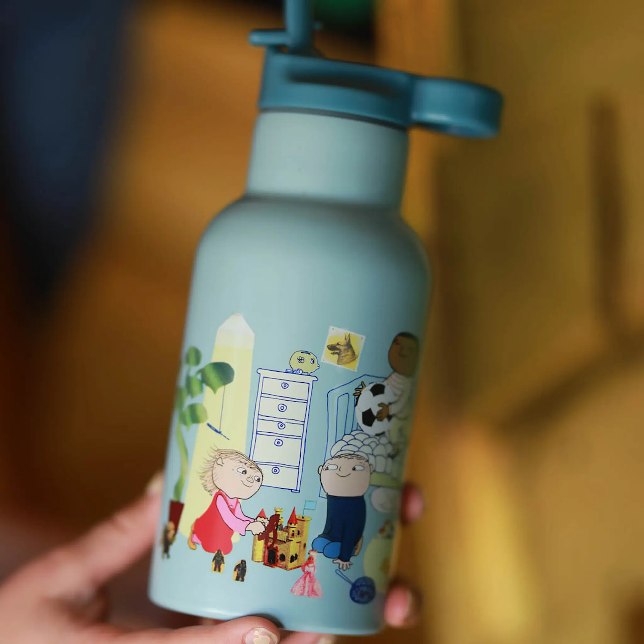 Rätt Start Albert Åberg drikkeflaske 0,34L blå