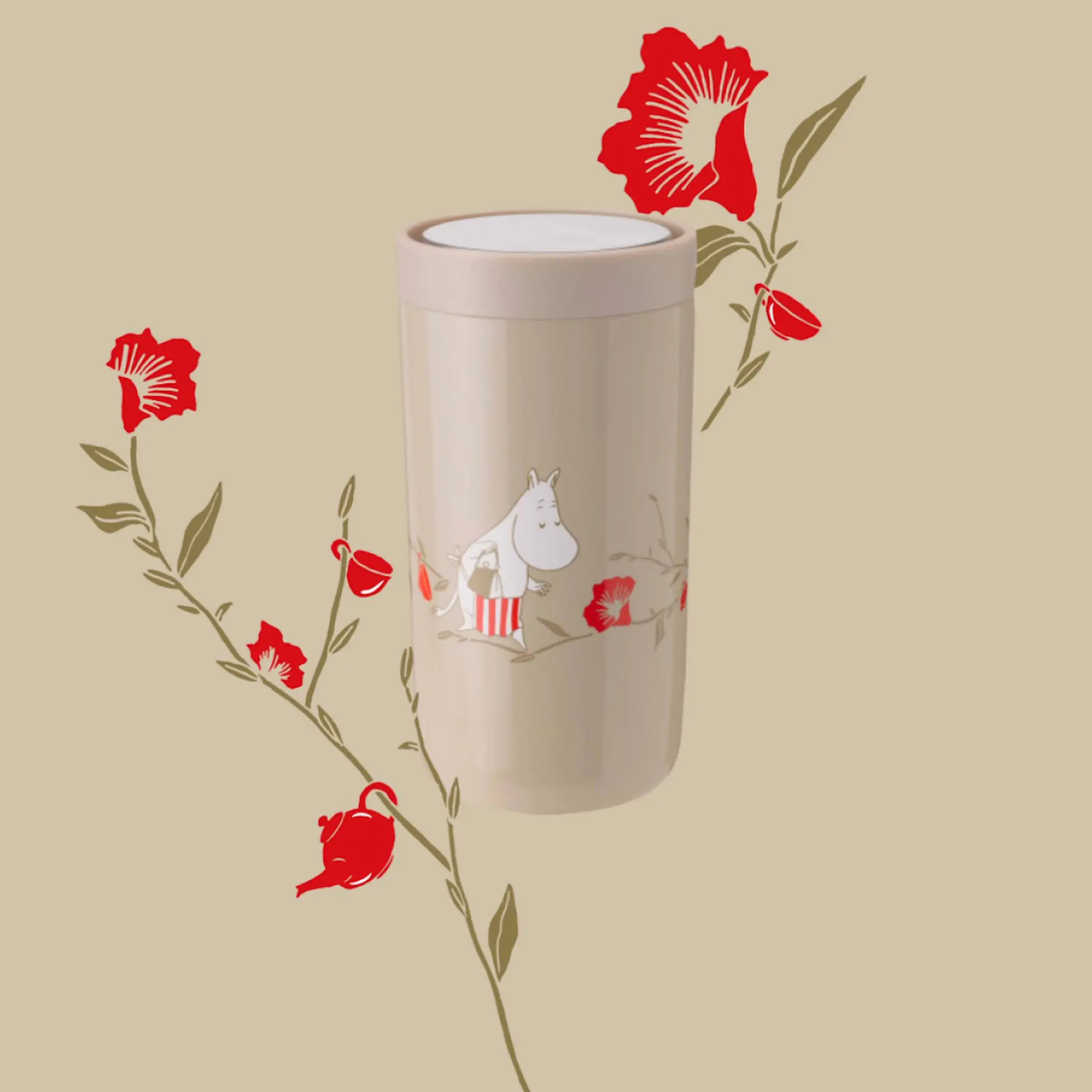 Stelton Mumin To Go Click termomugg 20 cl mumin mamma’s tea party