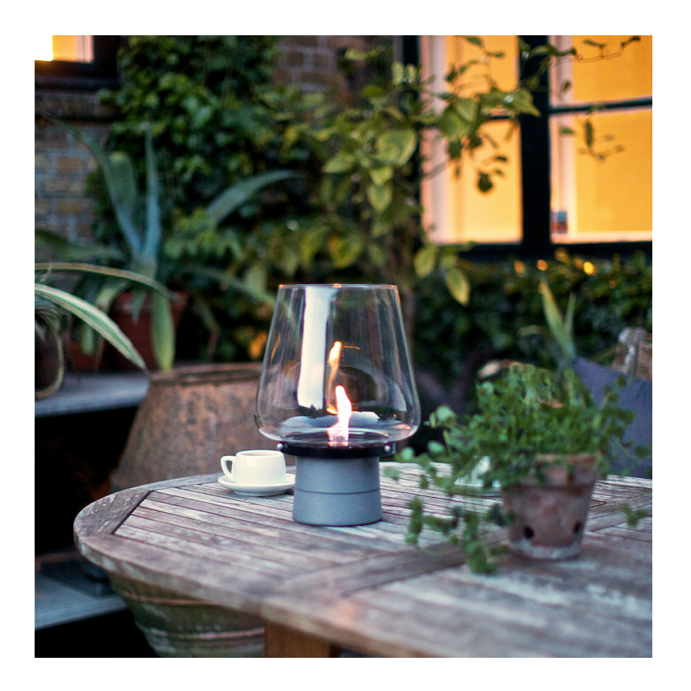 Tenderflame Amaryllis lykt 25 cm mørk grå