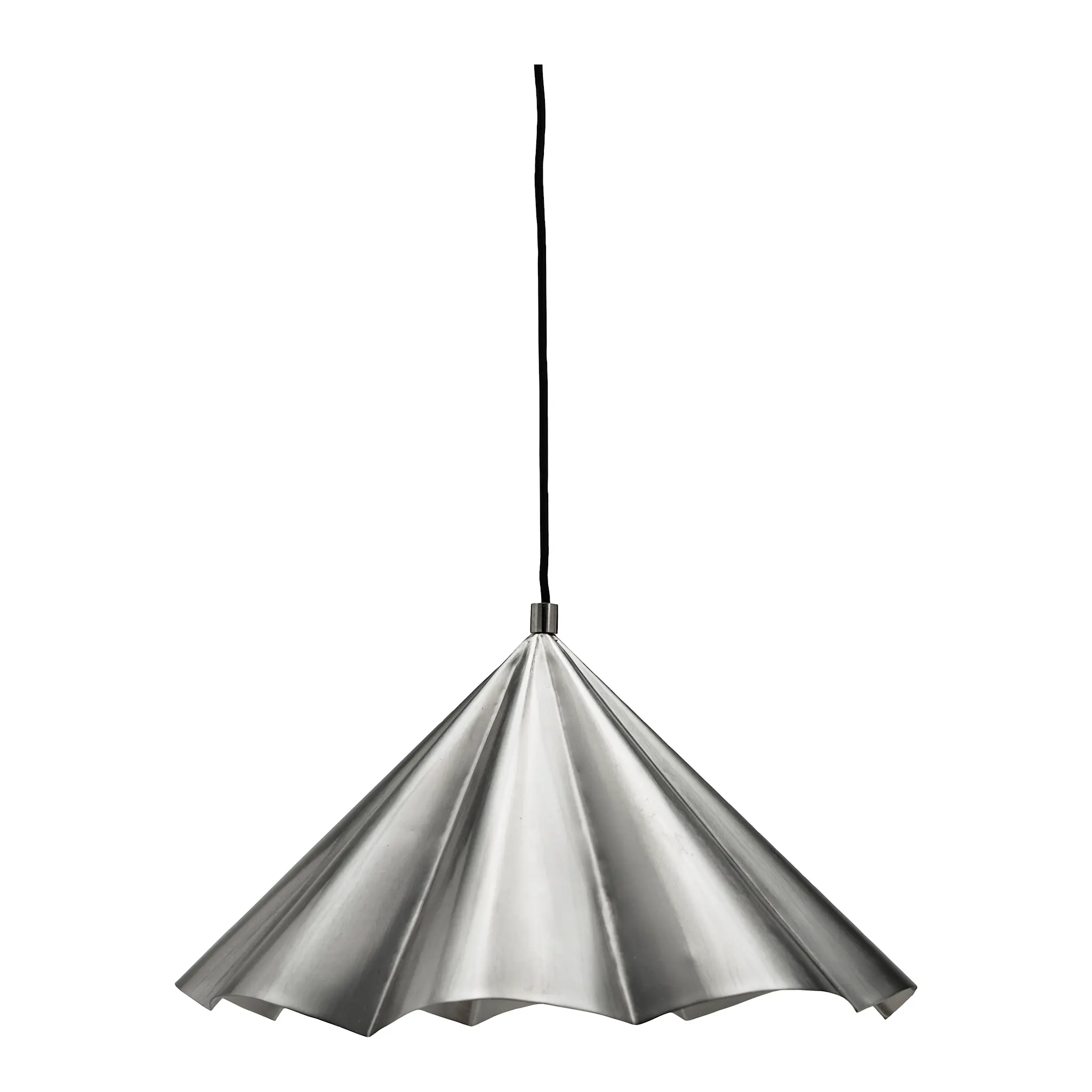 House Doctor Flola taklampe 50 cm børstet sølvfinish