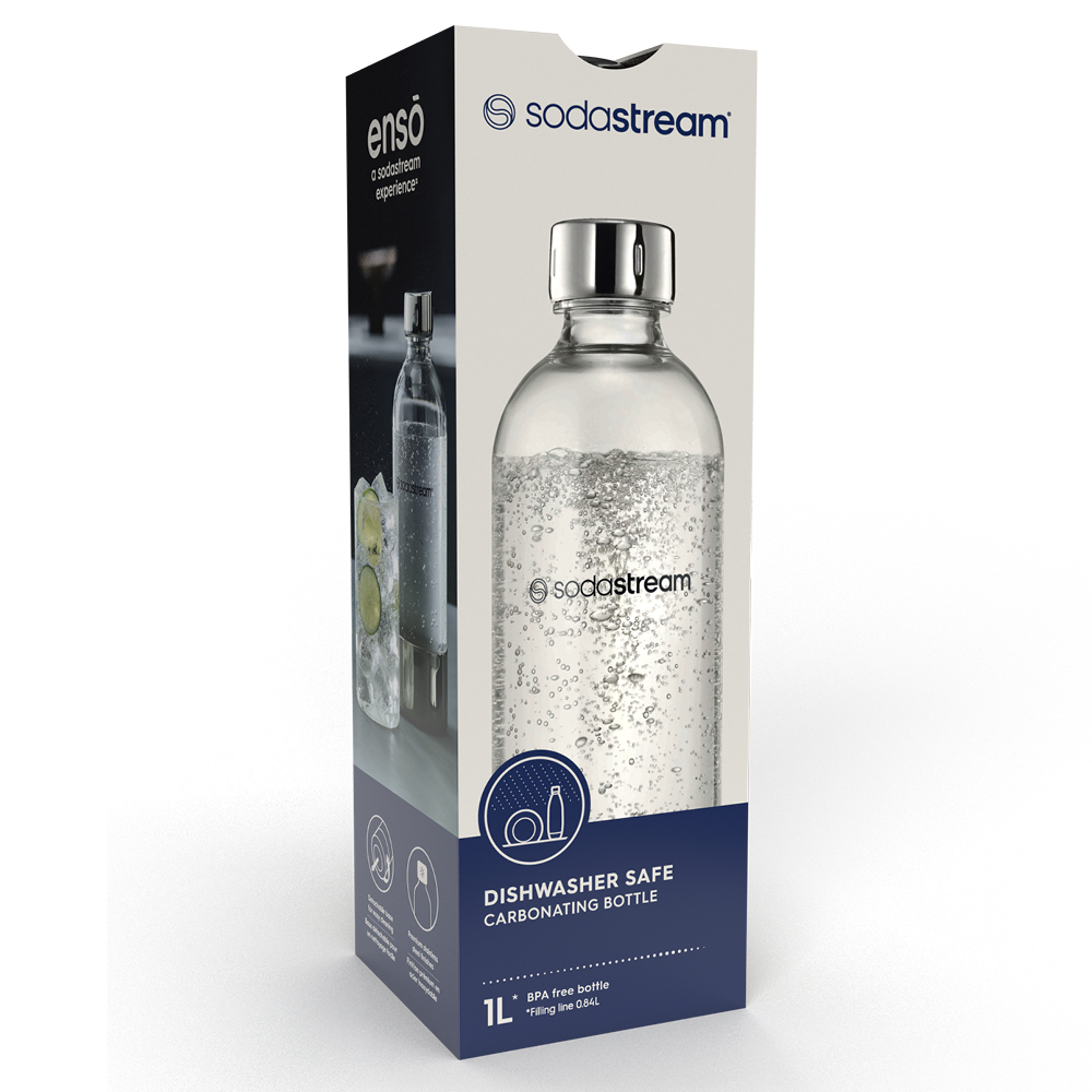 Sodastream Ensō dws flaske 1L stål