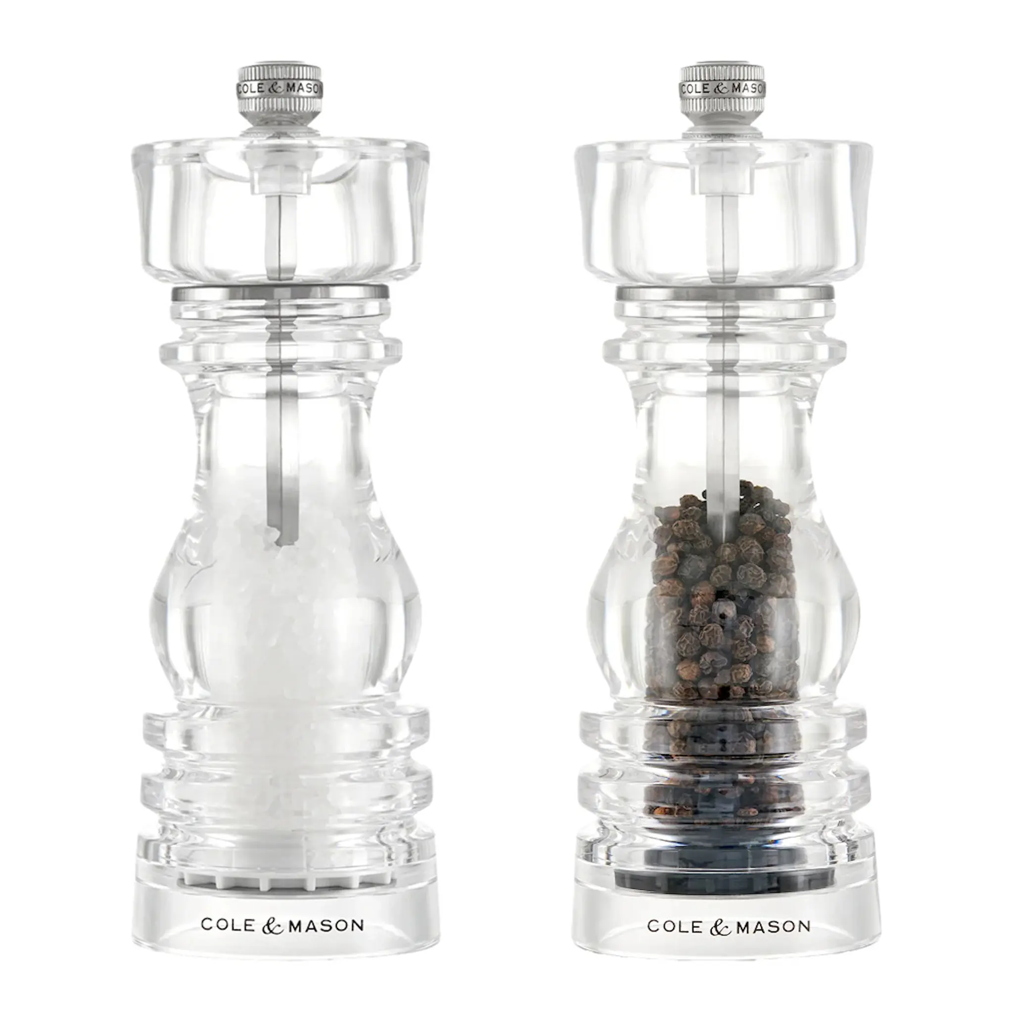 Cole & Mason London salt- och pepparkvarn 18 cm klar
