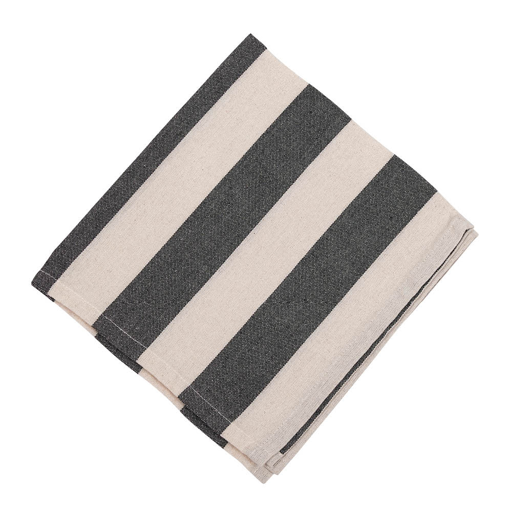 Fondaco Amalia tygservett 45x45 cm svart