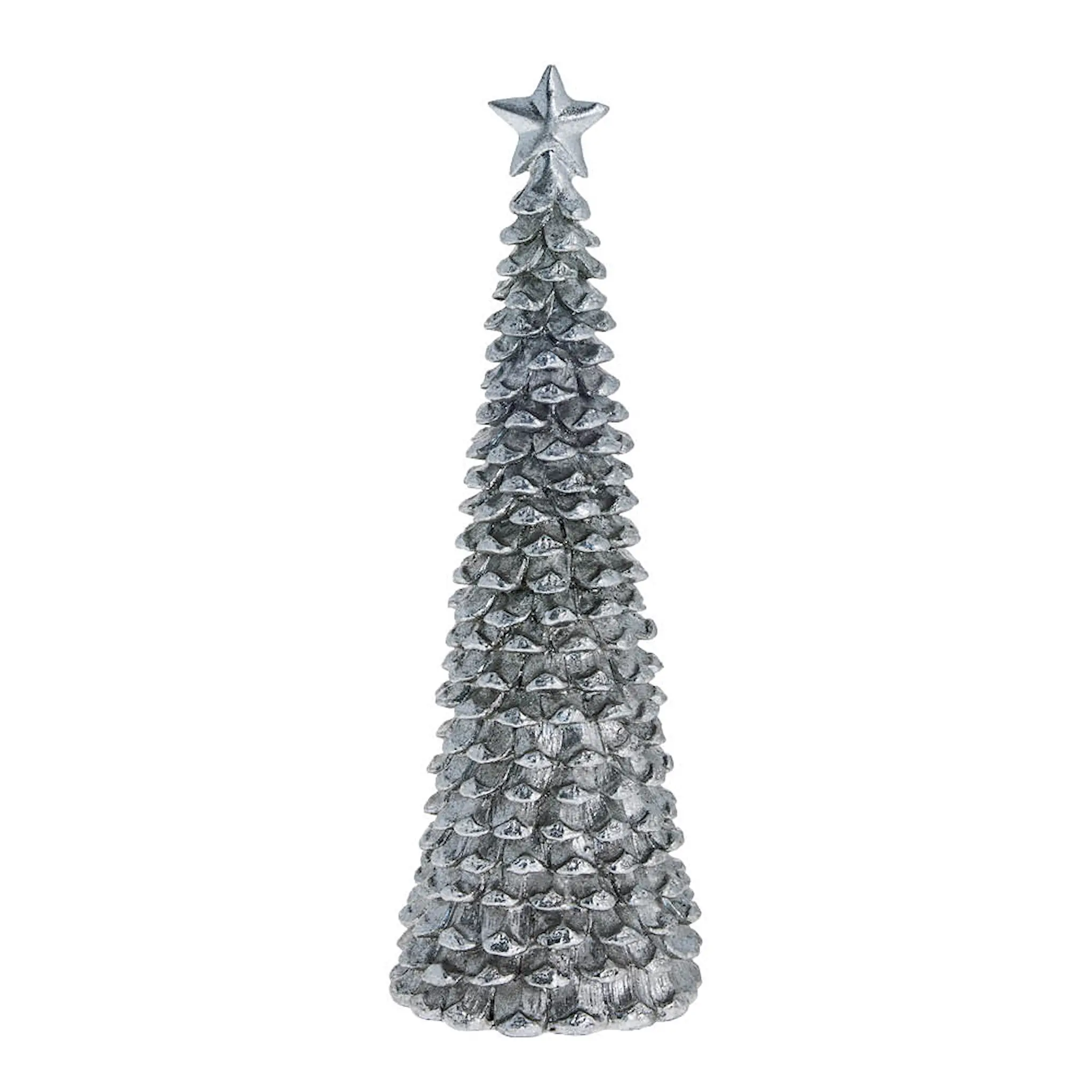Lene Bjerre Serafina dekoration gran 27 cm antiksilver