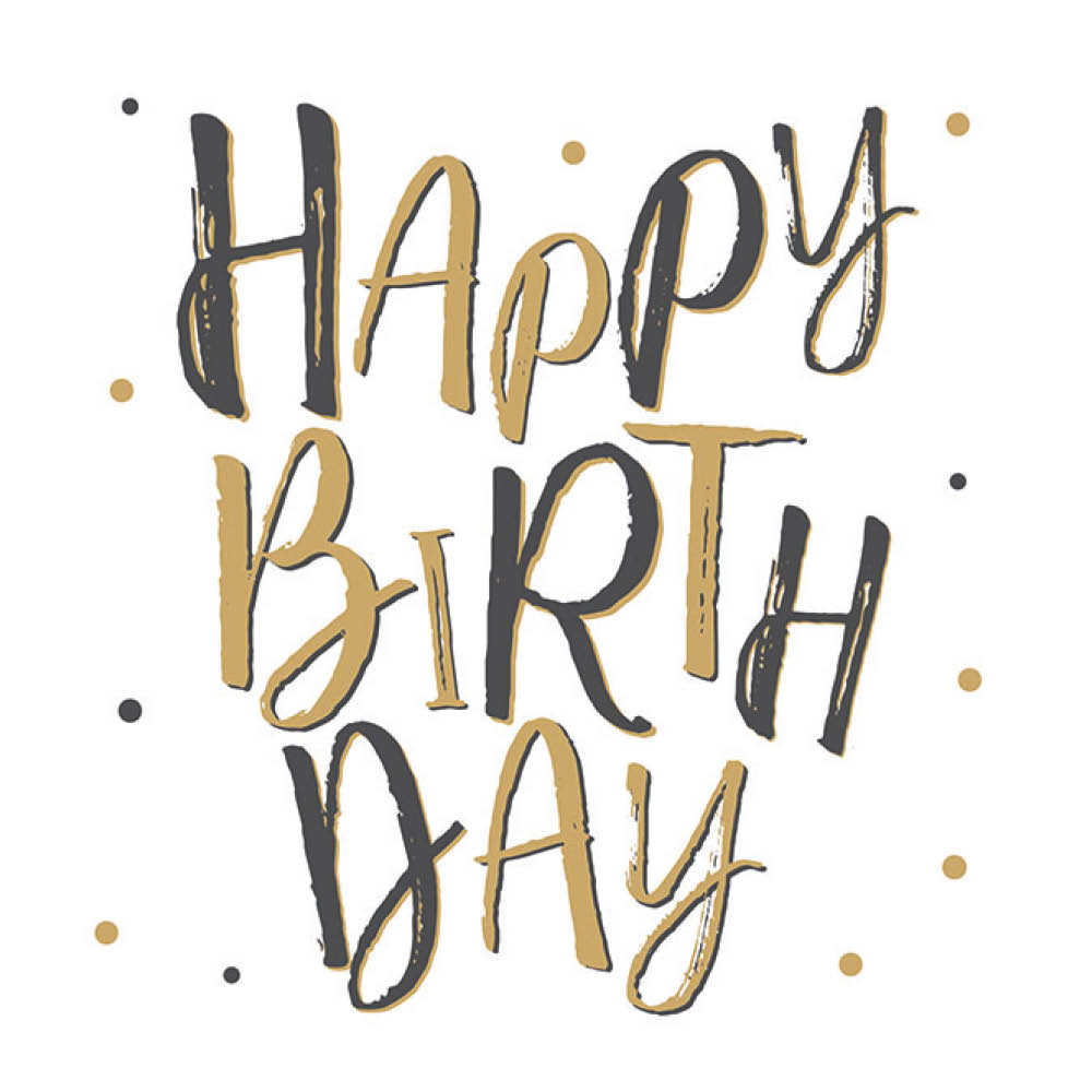 Ambiente - Servetti 33x33 cm 20 kpl Birthday Celebration