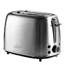 Elevation brödrost 2 skivor borstat stål