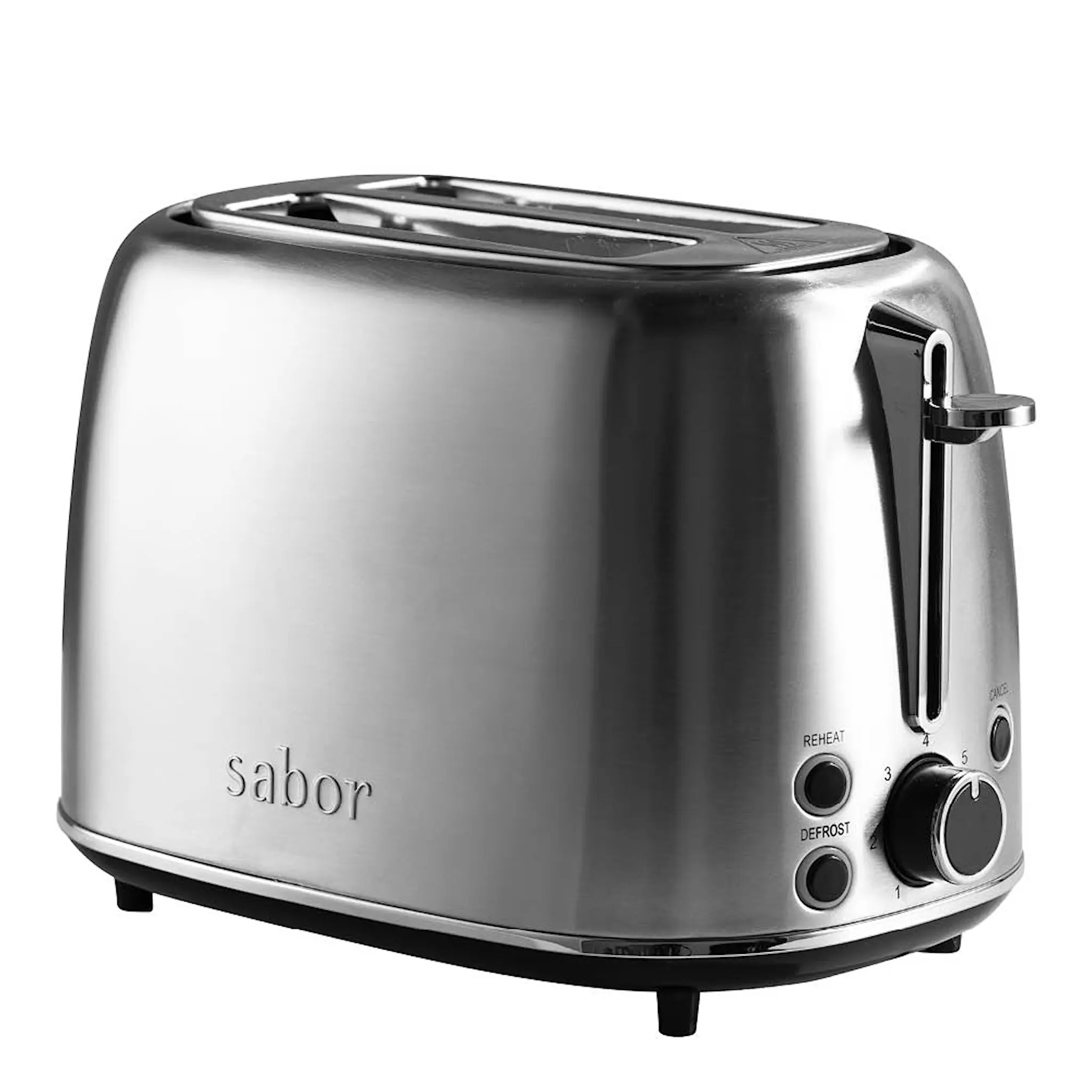 Sabor Elevation brödrost 2 skivor borstat stål