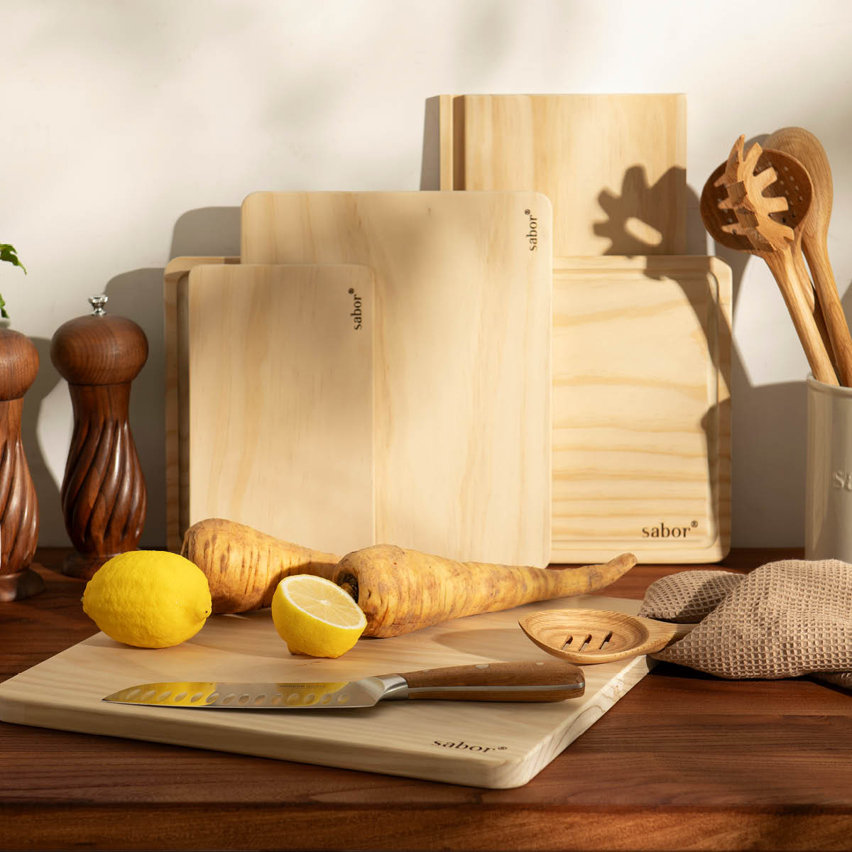 Sabor Trevig skärbräda 24,5x14,5 cm accoya