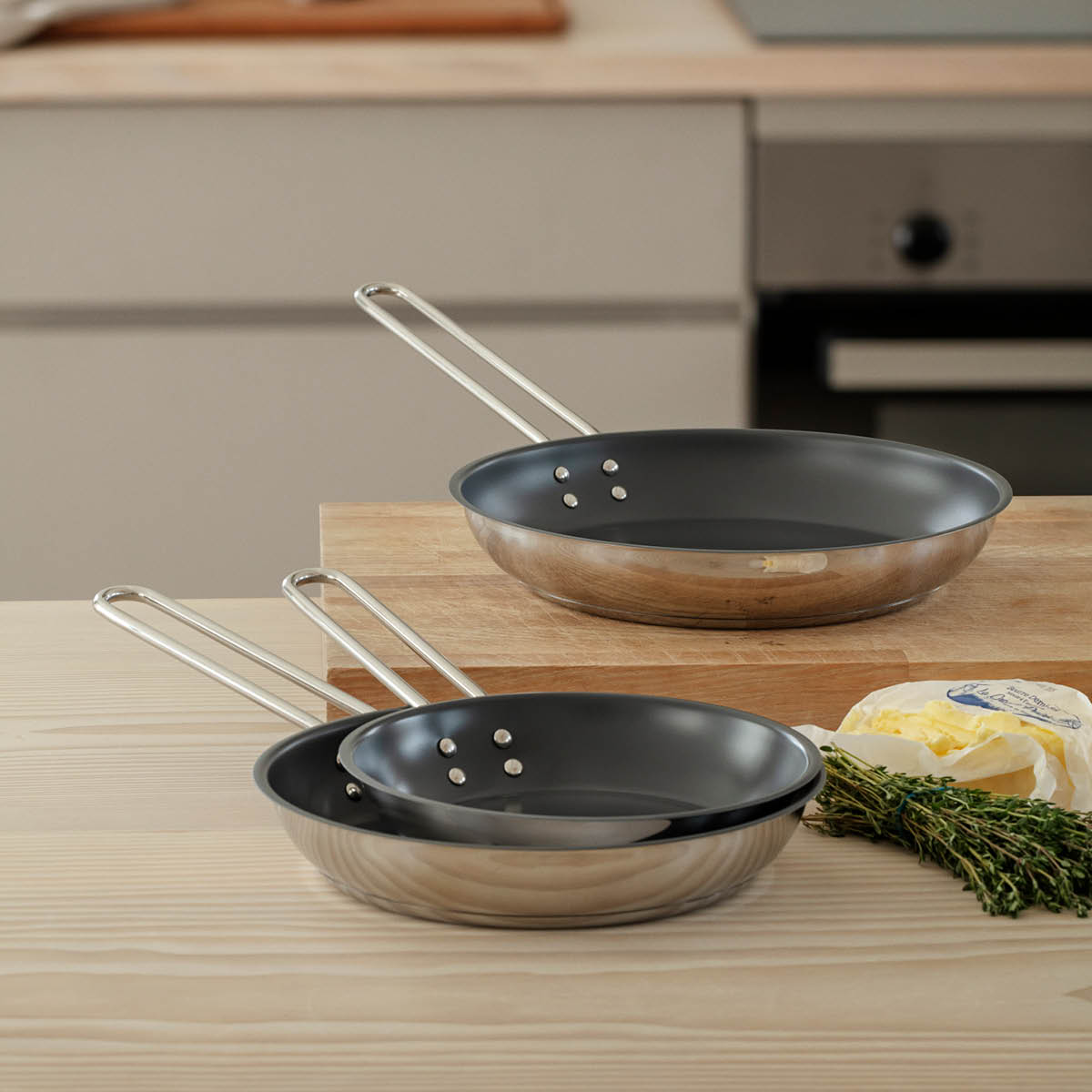 Eva Trio Stainless Steel Paistinpannu 28 cm