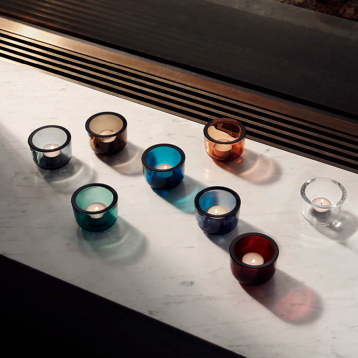 iittala Valkea lyslykt 60 mm grå