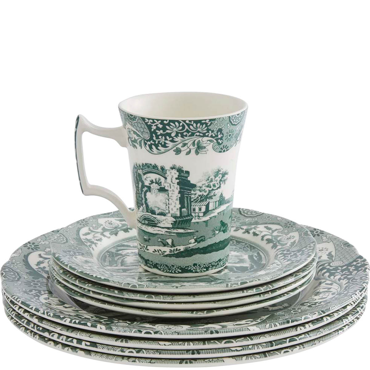 Spode Heritage Green Italian sett 12-deler