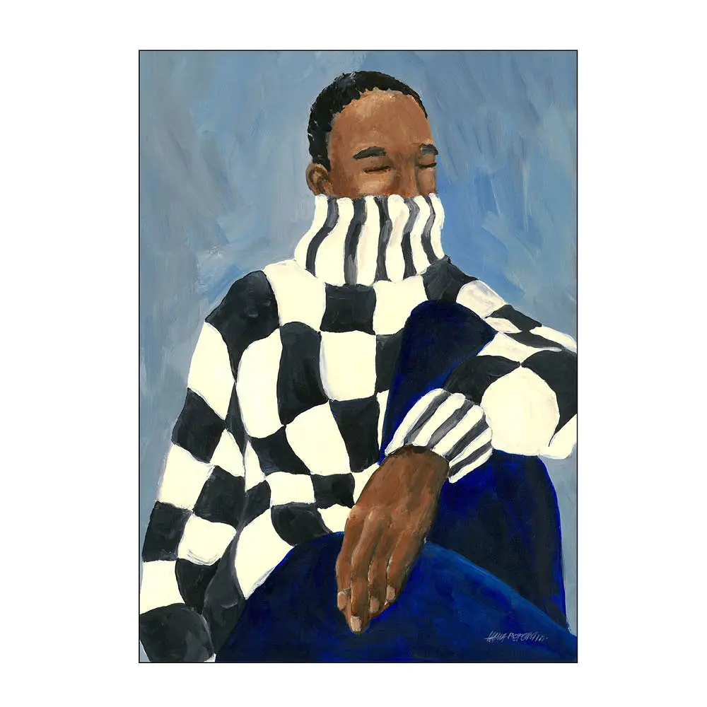 The Poster Club x Hanna Peterson Juliste 50x70 cm Check