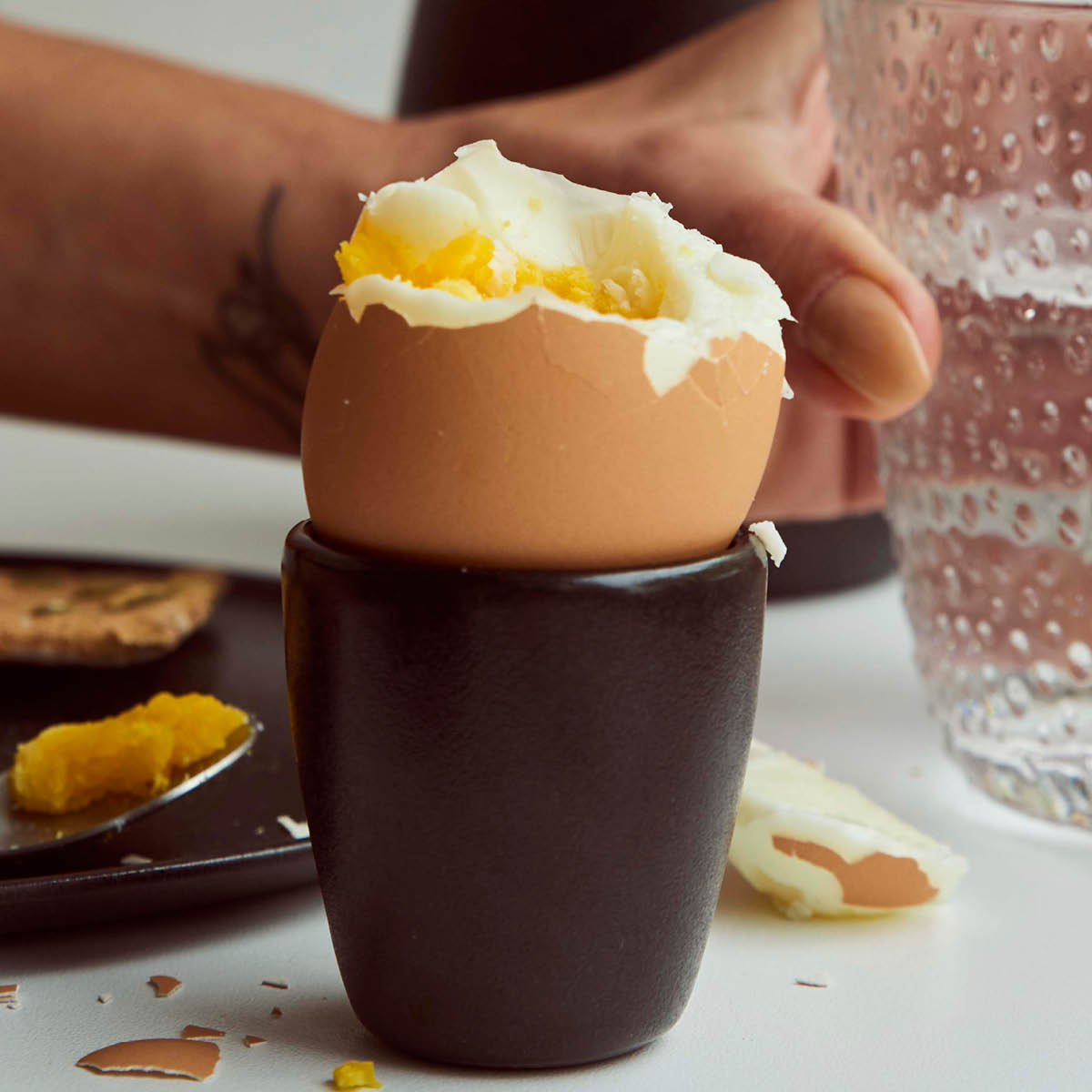 Aida RAW eggkopp titanium black