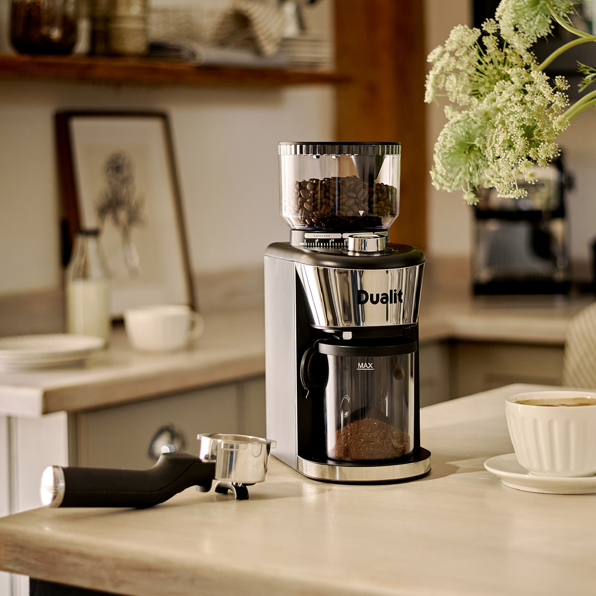 Dualit Burr Kahvimylly Musta
