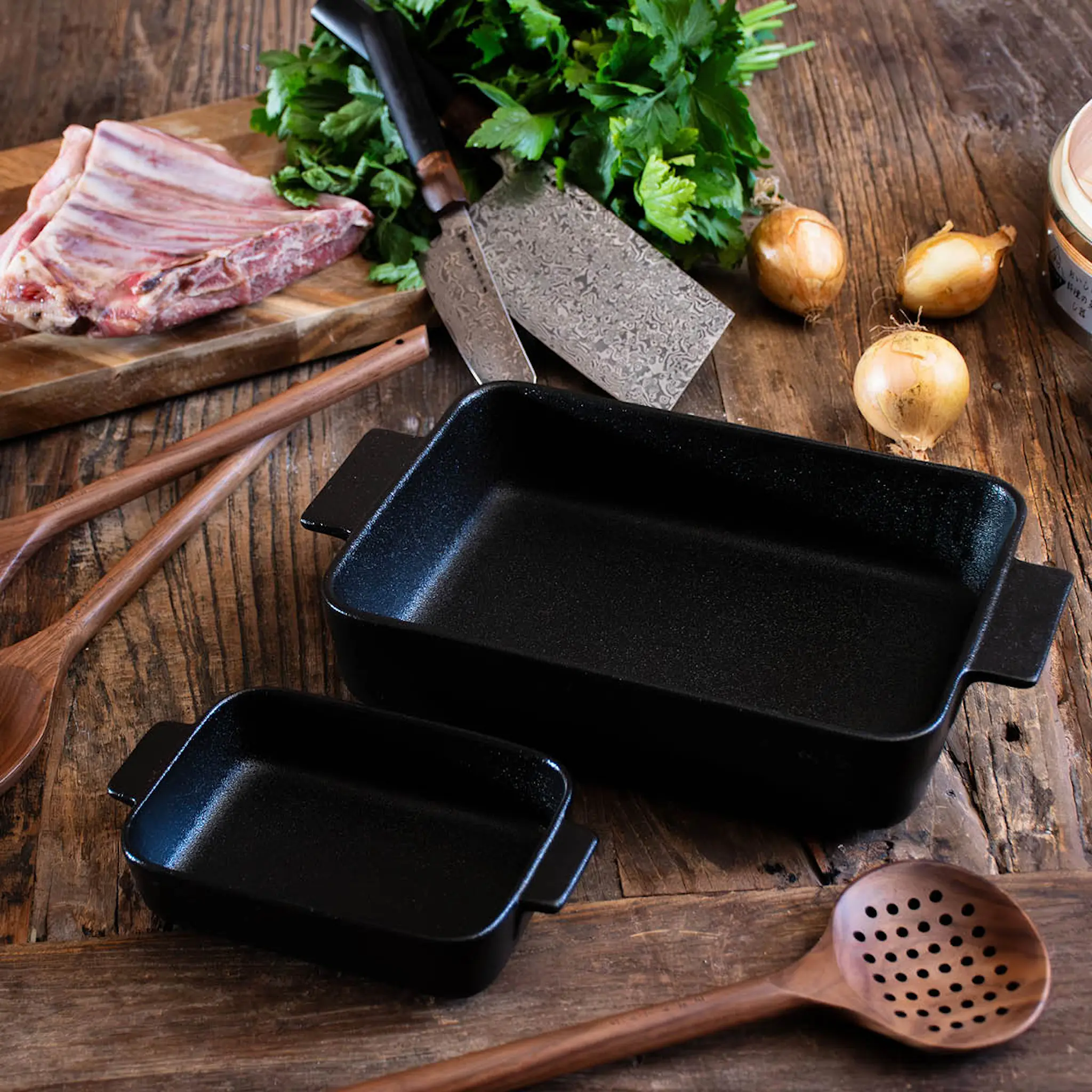 Satake Uunivuoka 37x22 cm Musta