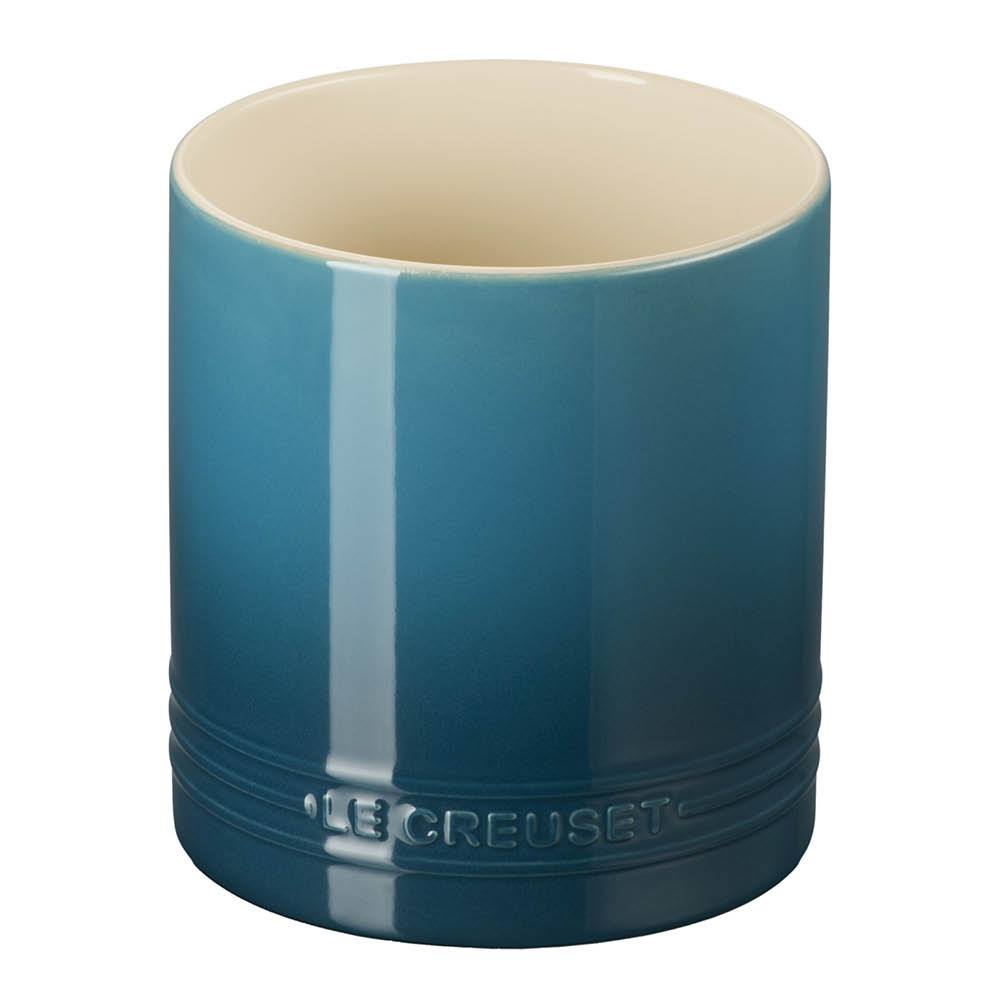 Le Creuset Signature bestikk- og redskapskrukke 1,1L deep teal