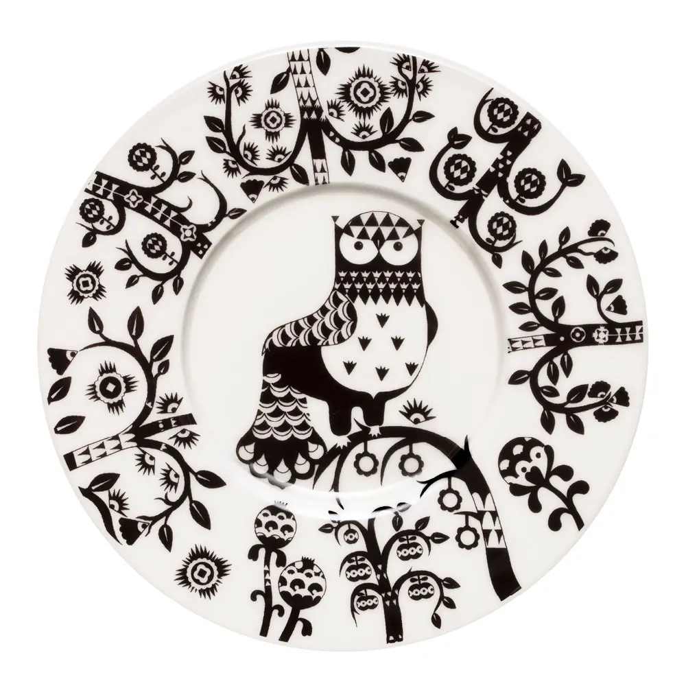 Taika Aluslautanen 16 cm Musta