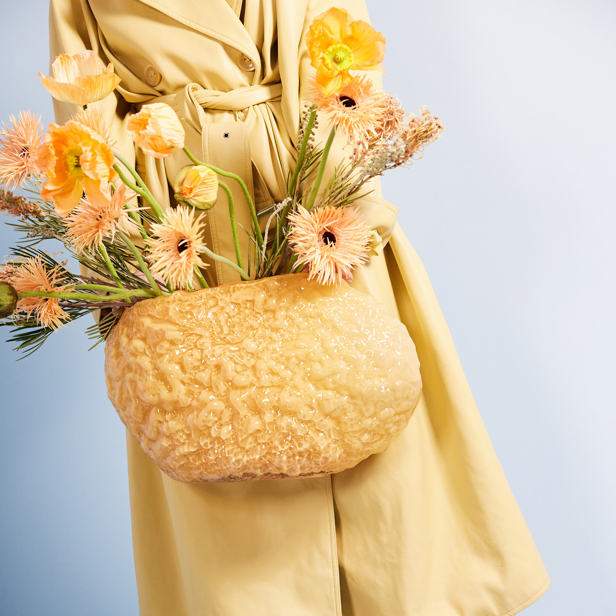 ByOn Corallo vas L 28x45 cm gul