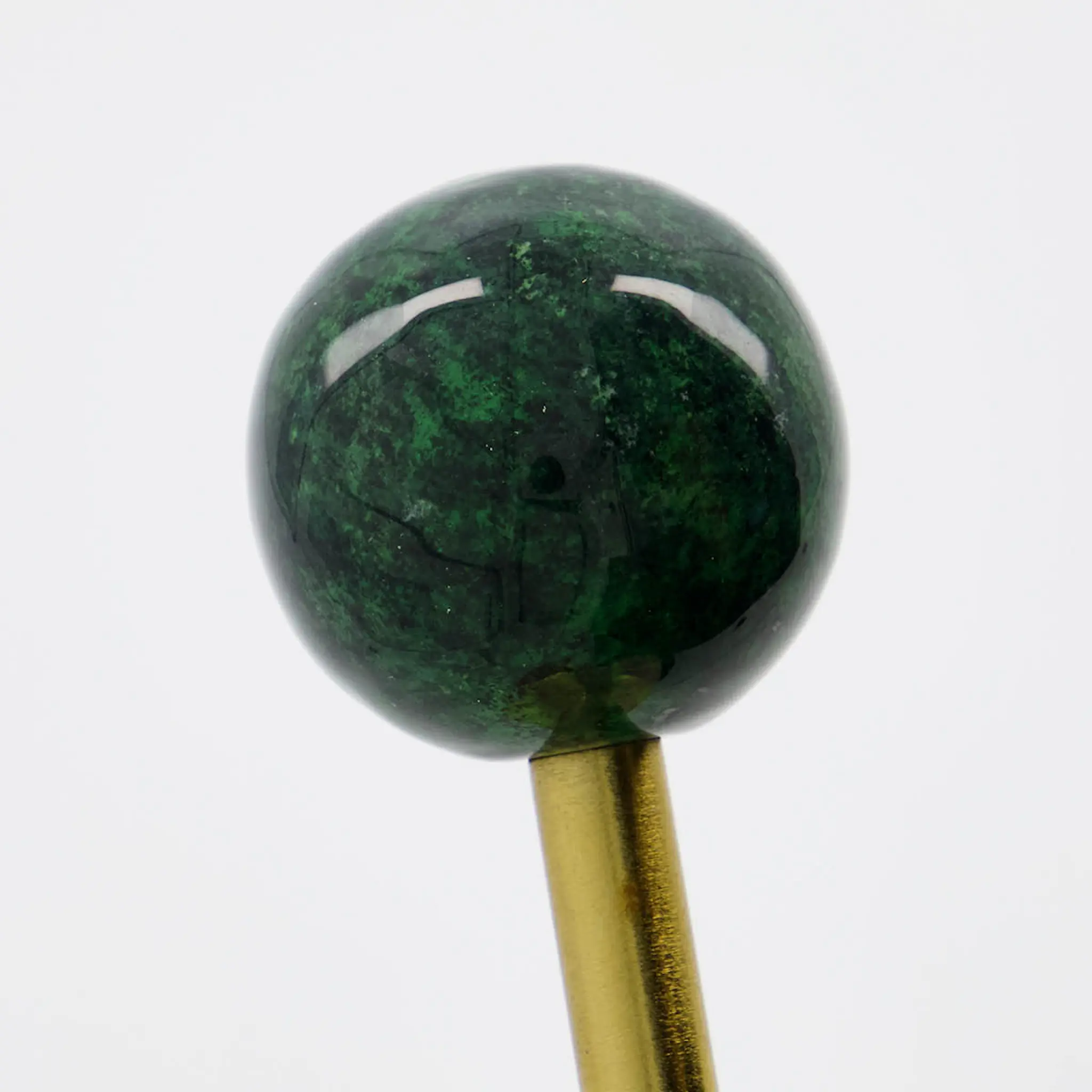 House Doctor Ball väggkrok 8x4 cm 4-pack mässing/grön