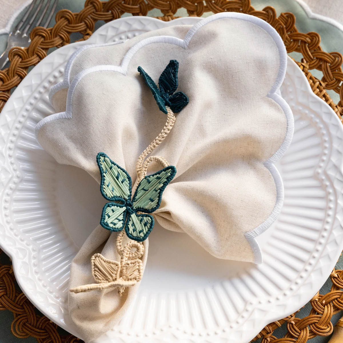 Von Norten Servettring 20 cm Fjäril