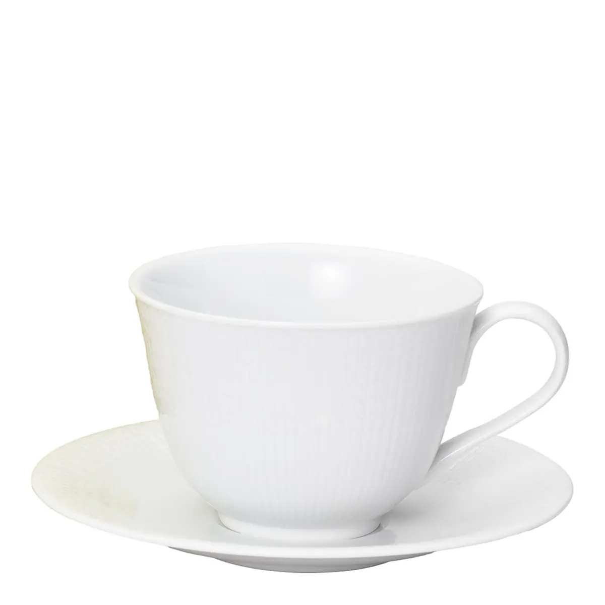 Rörstrand Swedish Grace Tekopp med Fat 45 cl Snö