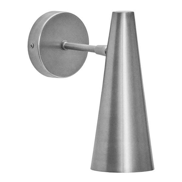 Precise vägglampa 21 cm silverfinish