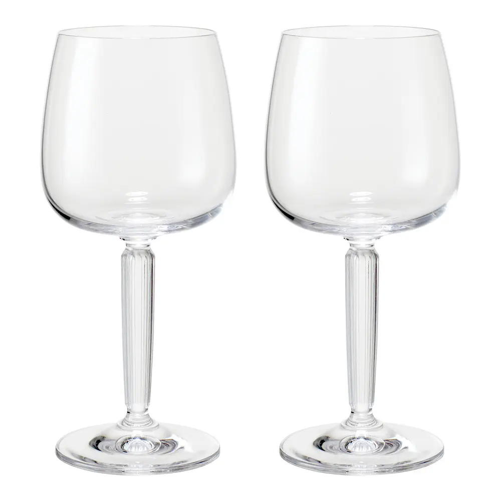 Hammershøi rødvinsglass 49 cl 2 stk klar