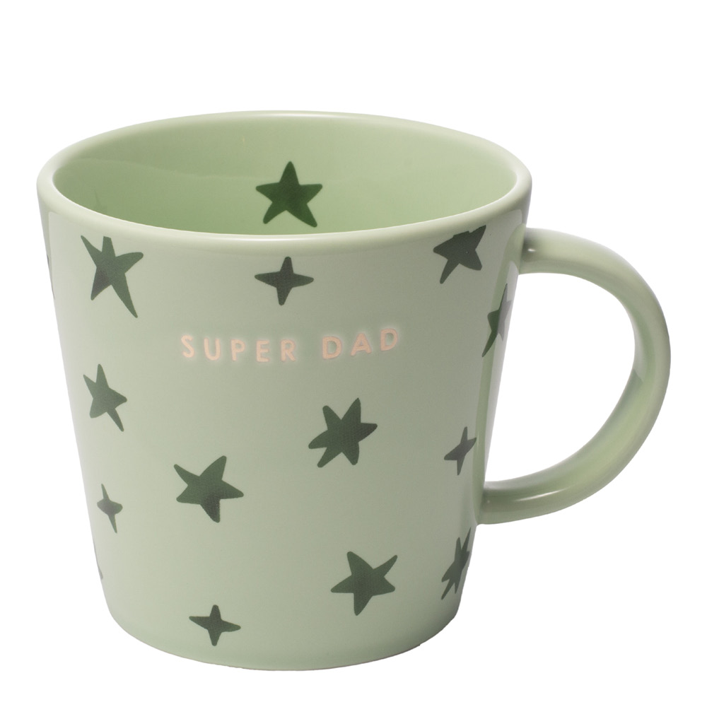 Vondels - Classic Cups Muki Super dad 35 cl Vaaleanvihreä
